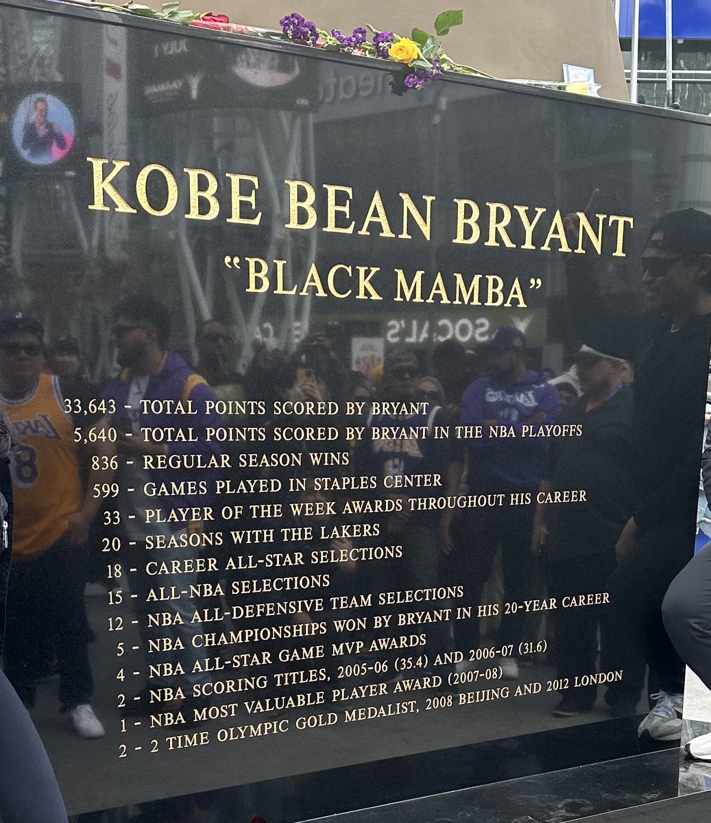 KryssyLaReina's tweet image. One thing Kobe can do is bring the city out.  We adopted him and made him a Los Angeleno….and he gave the love right back.  The vibe around the statue was dope…everyone taking pics for each other and talking about him.  💜💛💜💛 #MambaOut #MAMBAFOREVER