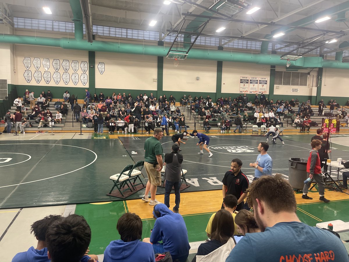 vlionswrestling's tweet photo. Over @ Grayslake N Sectional Coach Randazzo and Phu finishing some final touches just before competition begins @ 5:30
First up Kyle Jerecki Cary Grove in the pre-lims
@vlionswrestling 
@ViatorAthletics 
@svhsgwrestling https://t.co/BFKvZFrlnd