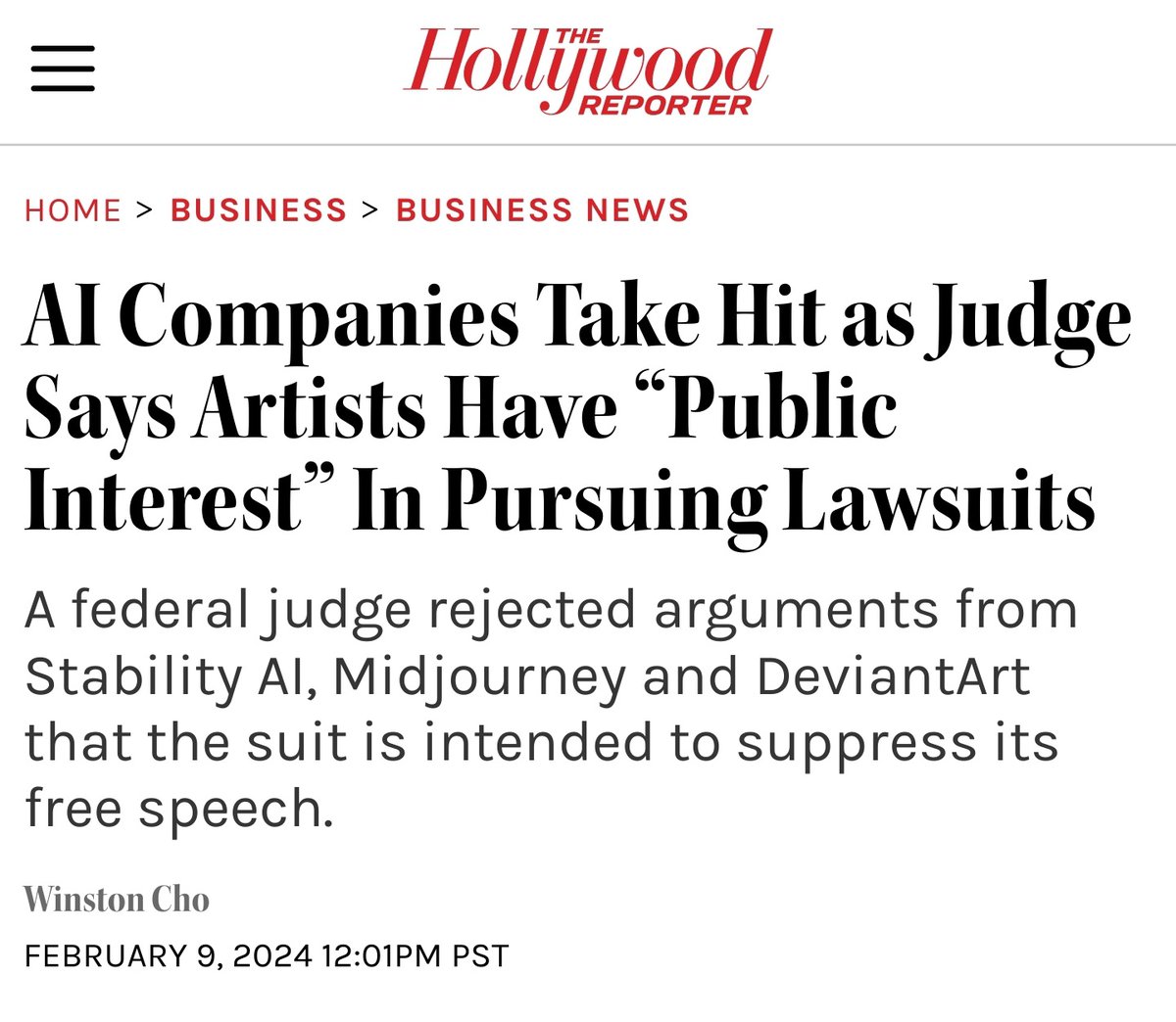 Keep the pressure on. Stay loud and keep fighting the good fight ✊

hollywoodreporter.com/business/busin…