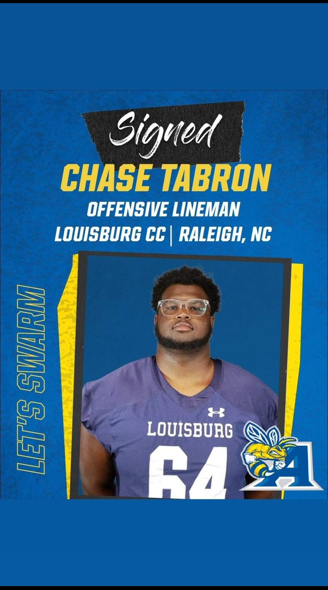 ChaseTaborn's tweet photo. #AGTG I'm looking forward to continuing my academic and athletic career at Allen University! I want to thank God for allowing me to play the sport that I love and for the opportunities he has given me on my college journey. I would also like to thank the Louisburg coaching staff https://t.co/sqAFLNOuck