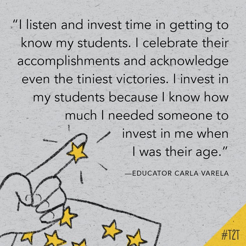 👇 THIS investment is one that really pays off, says educator <a href="/MsCVarela/">Carla Varela</a>.