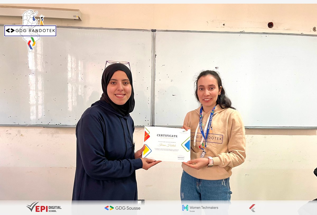 Celebrate the success of our recent #AI #LLMs  session!
Kudos to the awesome trainer <a href="/hattab_ikram/">Ikram Hattab</a>   and big thanks to participants for the vibrant energy! 
#gdgrandotek #gdgsousse #WTMSousse #GDGMena #WTMMENA  <a href="/googledevs/">Google for Developers</a> @Nour_BOUAYADI <a href="/wtm_sousse/">Women Techmakers Sousse</a> #vertexai #GenerativeAI