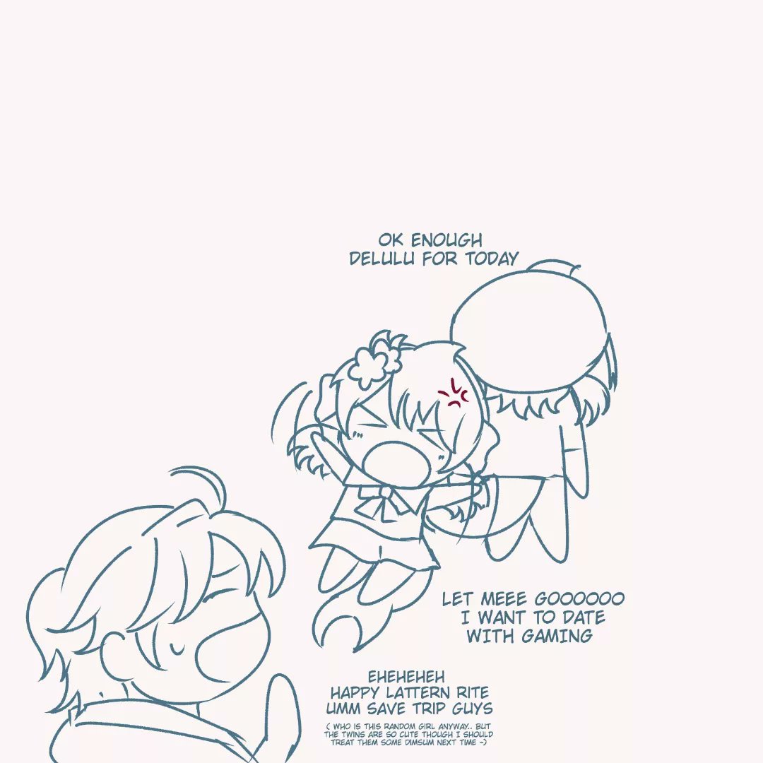 Ledaline13's tweet photo. Happy CNY untuk yg merayakan ✨

Gaming x Aline ( Yume )

"Thank you for your hardwork Gaming~" 
-Aline

Last one lol : 
"Pulang pulang !"
-Led 

#gaminggenshin
#laternrite 
#Genshinlmpact https://t.co/oZsXQkZYWD