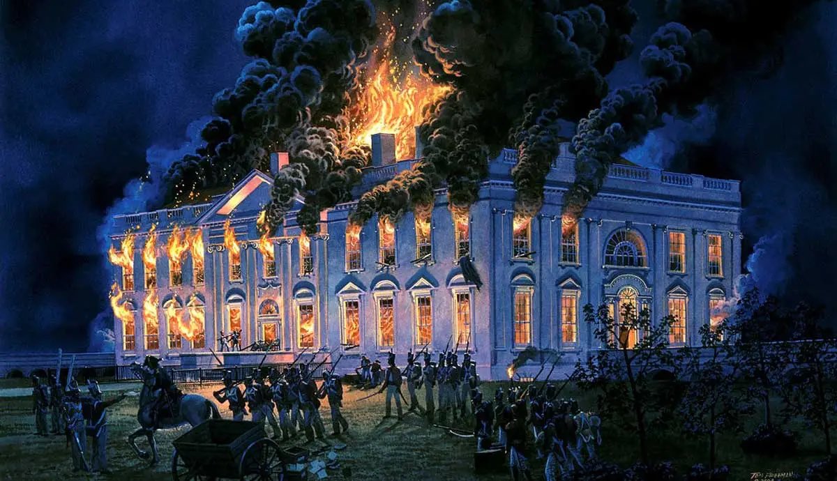 🗽 🏛️
🇬🇧 🇺🇸 

Burning 🔥 of the #WhiteHouse by #BritishSoldiers in 1814 

👉🏽 Read full: thecollector.com/what-was-the-w…

@RoyalFamily ☕️ 🏴‍☠️