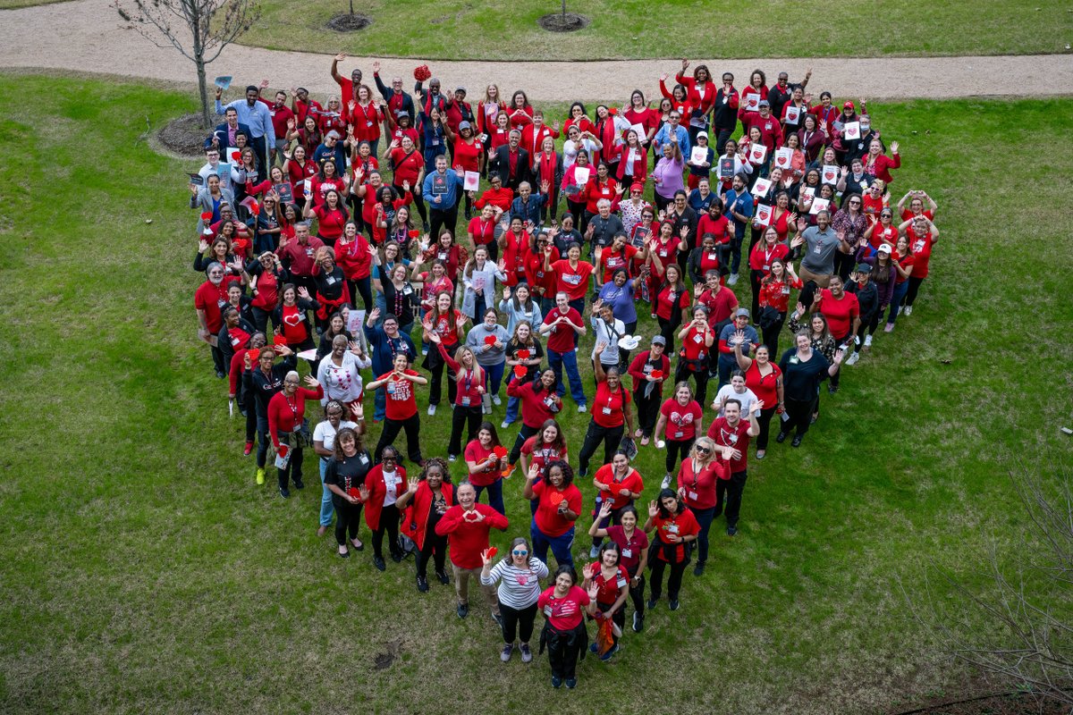 Today, our <a href="/MDAndersonNews/">MD Anderson Cancer Center</a> employees celebrated heart health at our annual <a href="/utsystem/">The University of Texas System</a>  Heart Walk event. With over 350 employees joining us in person and an additional 200 participating virtually, this was our largest Heart Walk event.