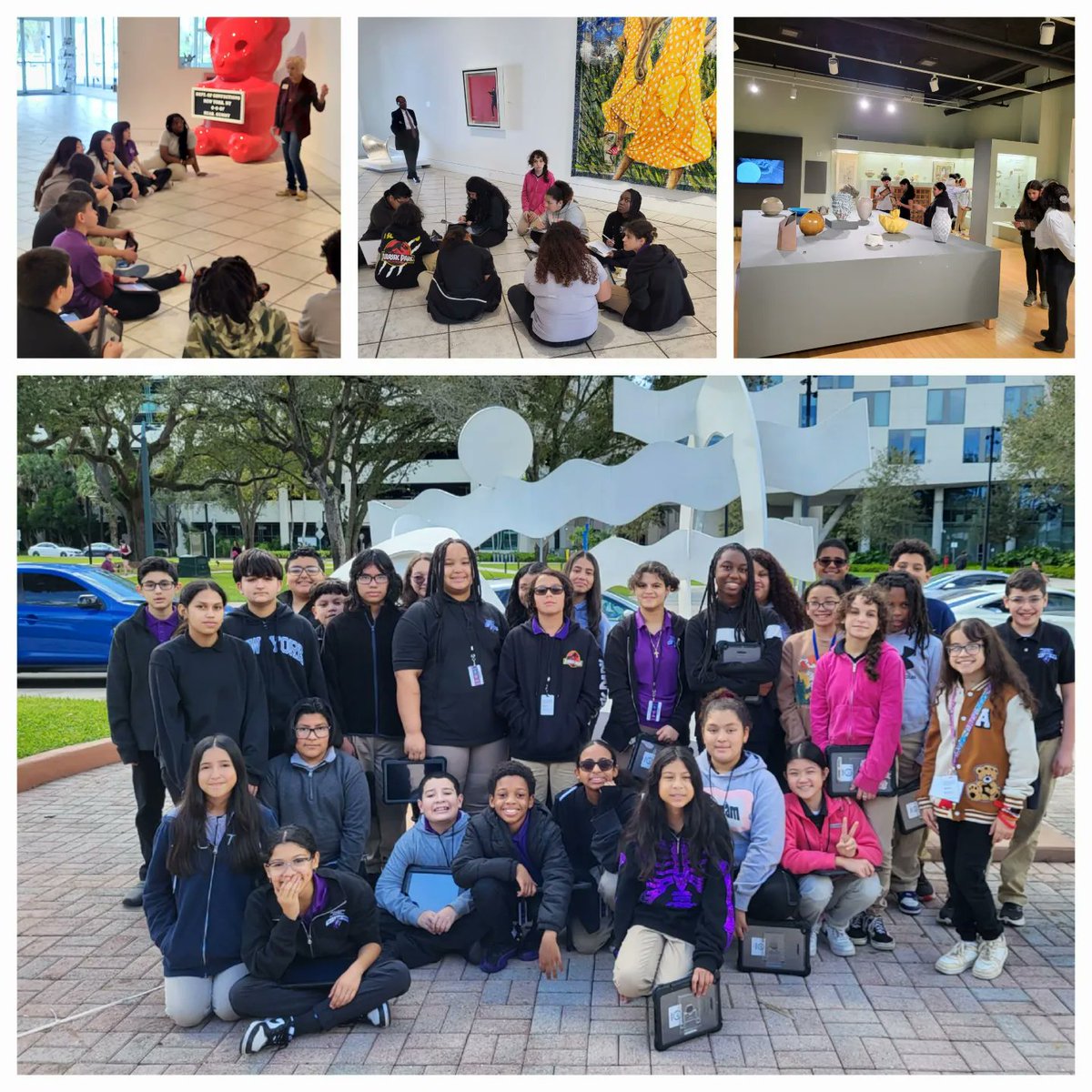 ShenandoahMS's tweet photo. Ms. Sotolongo's 6th grade ELA students visited the @loweartmuseum where they got to analyze some of their collection. #SMSMuseumsMagnet #MeritSchoolofExcellence #MagnetSchoolofMerit
#YourBestChoiceMDCPS @MDCPS @MDCPSCentral @SuptDotres @miamimagnets @MariTereMDCPS @MagnetSchlsMSA https://t.co/kOiIL9quRd