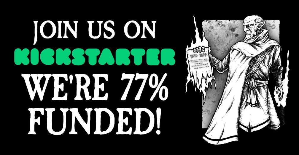 Tonight I've posted an update on Calibrating Spells.
So Cho'Thog, our resident Hobgoblin Runewielder, is here to ask you to join our adventure and back Heroic Deeds!
Art by <a href="/spevna/">Mustafa Bekir - open for commissions</a>
#TTRPGRising #ttrpgcommunity #gamedesign
kickstarter.com/projects/garbl…