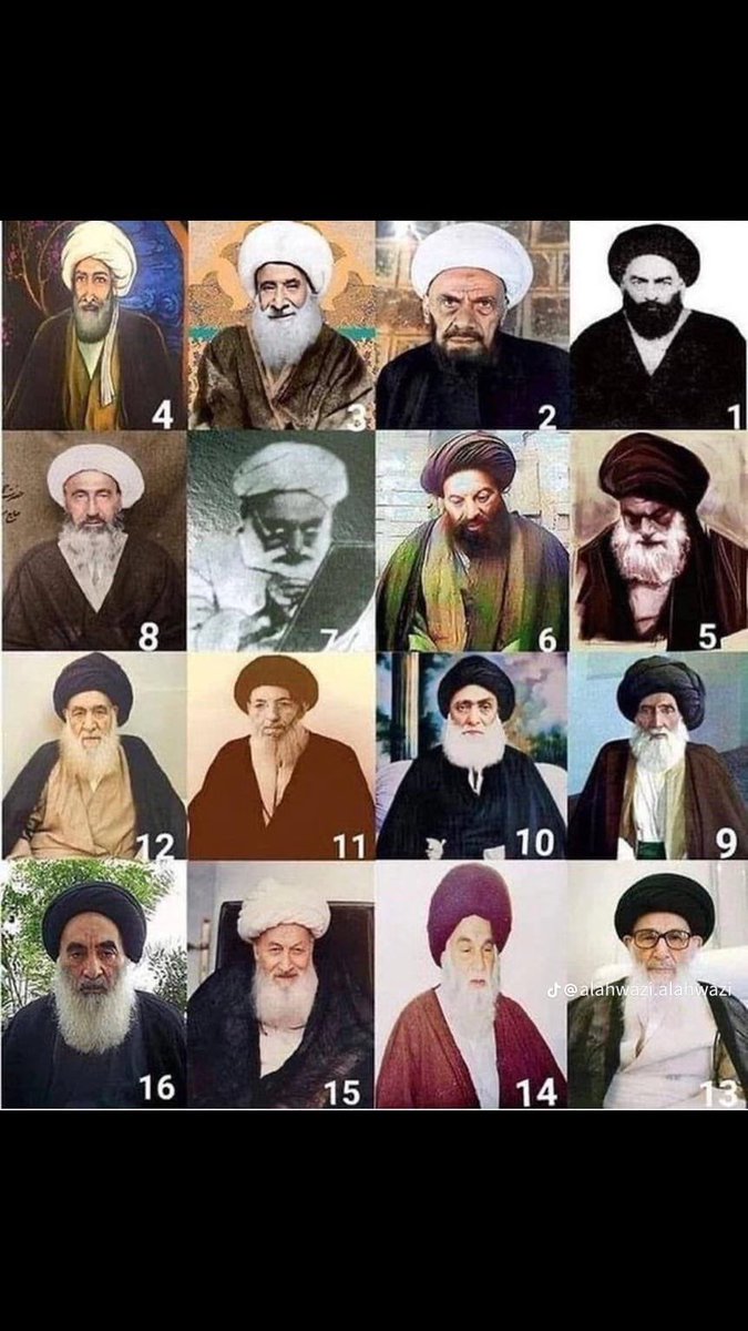 شيرازي،يزدي،كرماني،سيستاني
سبزواري،قمي،طبسي،خميني،والقائمة تطول..!
تخيل كل هؤلاء #المسخ الفجرةالذين يحاربون الدين الاسلامي من الداخل يسمون انفسهم"اولاد الحسين"و"اولاد علي"
كل هؤلاء المسخ ومن ظهر منهم ومن لم يظهر بعد ومن يسير على نهجهم يقولون انهم "آيات" #آيات_الشيطان 
اعداء الأمة