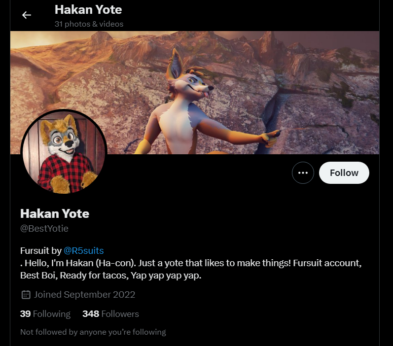 KeroArchive's tweet photo. Zoosadist Kero The Wolf's latest alias has been uncovered: Hakan Yote.
(Credit to Alt Cuntingham for the discovery) https://t.co/QnLUpzMVVU