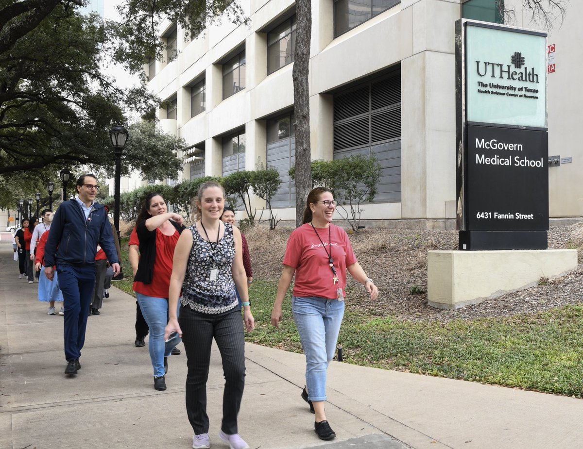 McGovern Medical School joined the UT System for the annual Heart Walk to help raise awareness for #americanheartmonth