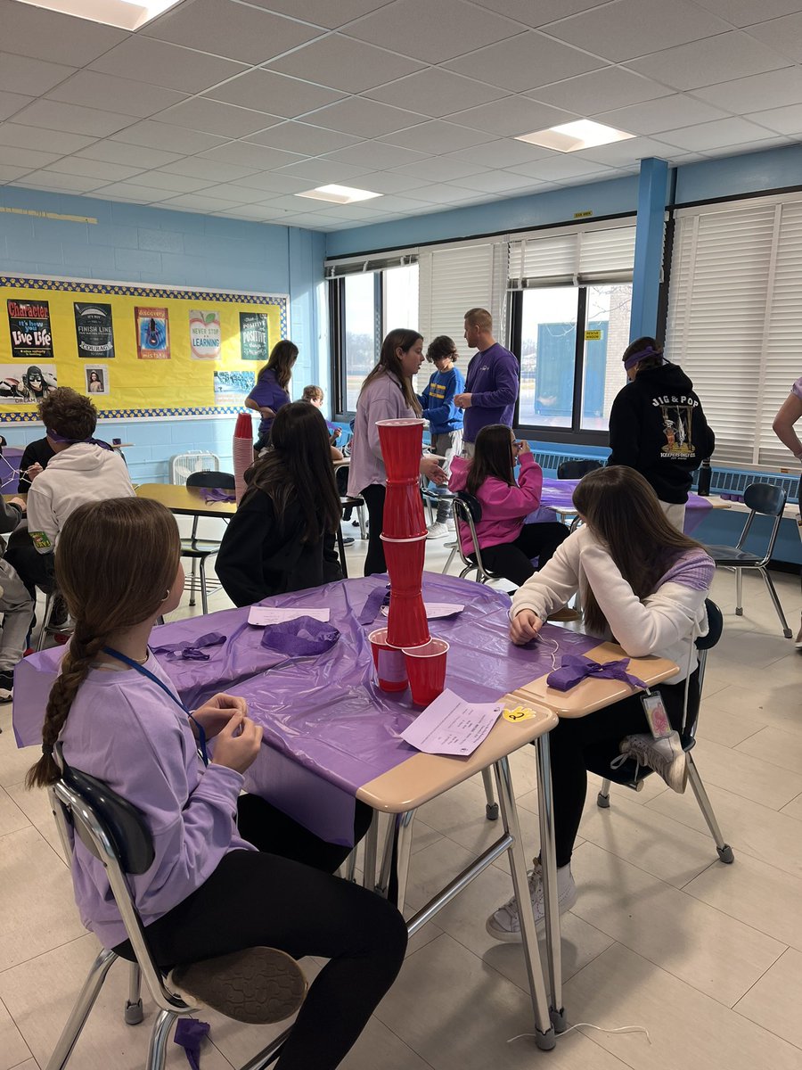 Can you think of a better way to spend your morning? 💜 cooking, building, decorating…oh my! <a href="/BeachStreetWI/">Beach Street MS WI</a> <a href="/psiloveyouday/">P.S. I Love You Day</a>  #studentEdCamp