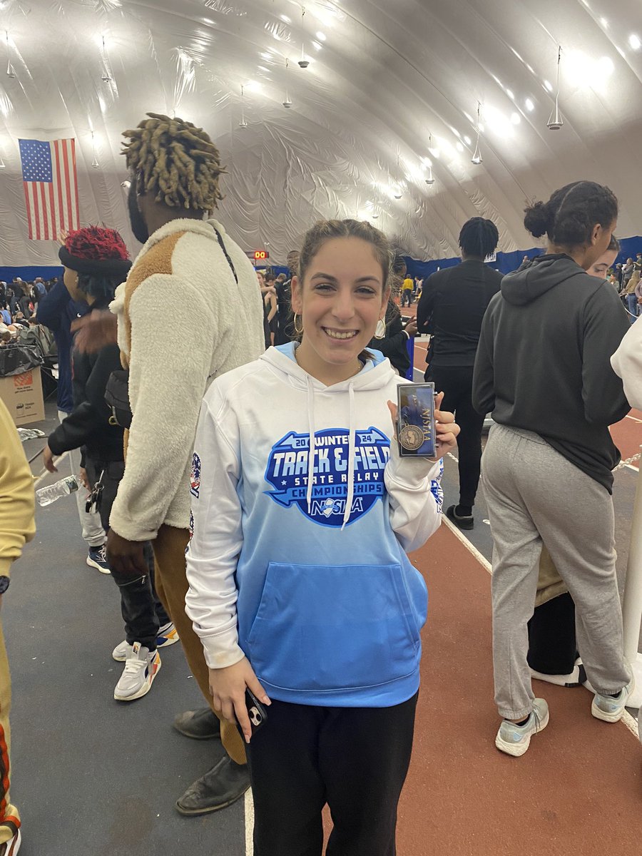 Jules Dogostino is headed to STATES!!! She tied for 6th in the High Jump tonight at Sectionals and also tied her PR, jumping 4’8”!!! 🏅 <a href="/HHSdevilsports/">Hammonton Blue Devils Athletics</a>