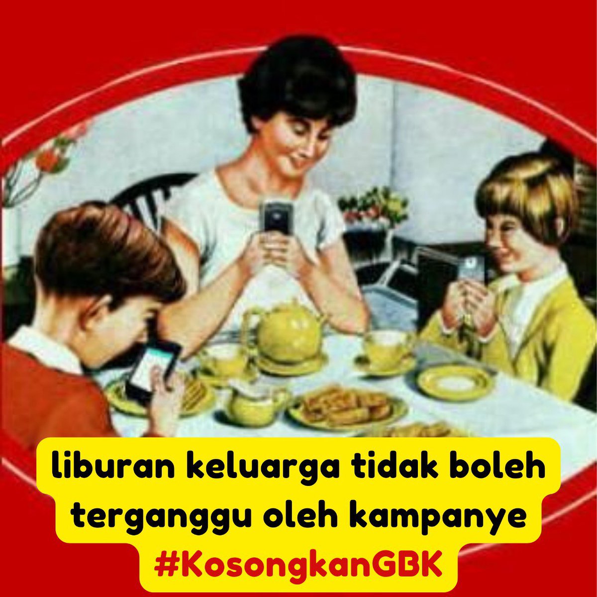 Liburan ko ikut kampanye,ga salah tuh!!? #KosongkanGBK