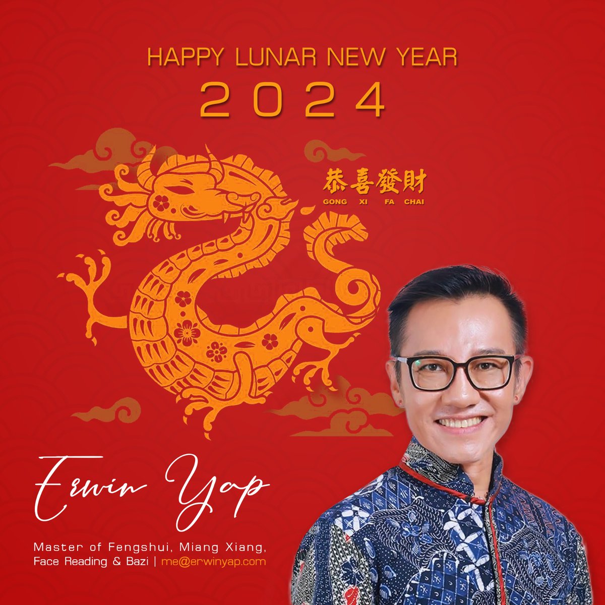 Happy Lunar New Year 2024 #imlek #femgshui #bazi #facereading <a href="/erwinyap123/">Erwin Yap</a>