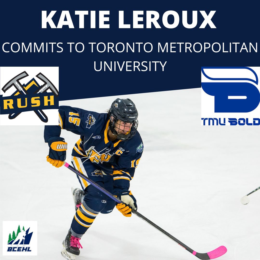 Congratulations to <a href="/FVRush_aaa/">Fraser Valley Rush</a> Nahvin Bal and Katie Leroux on their commitments to Toronto Metropolitan University! <a href="/tmuboldwhky/">TMU Bold Women's Hockey</a>

#bcehl #bcehlaaahockey #aaahockey