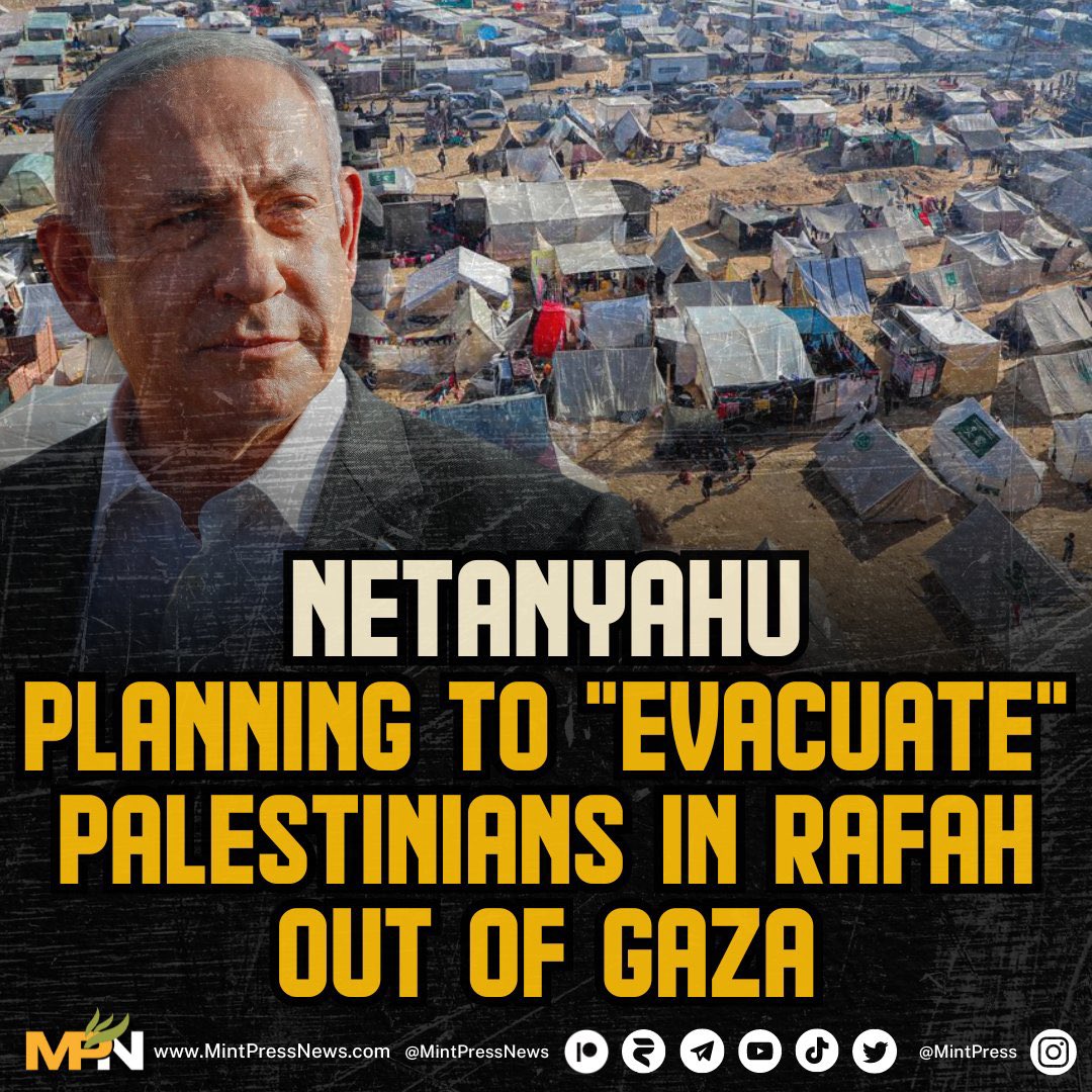 sergio_scorza's tweet photo. Netanyahu ha rifiutato qualsiasi mediazione e dopo aver ordinato all'esercito di evacuare i civili da Rafah, sta per lanciare un attacco devastante dove sono ammassati 1,4 milioni di civili scacciati dalle case distrutte dai bombardamenti. Sarà massacro finale.
#SalviamoRafah https://t.co/Tl14QV2uAT