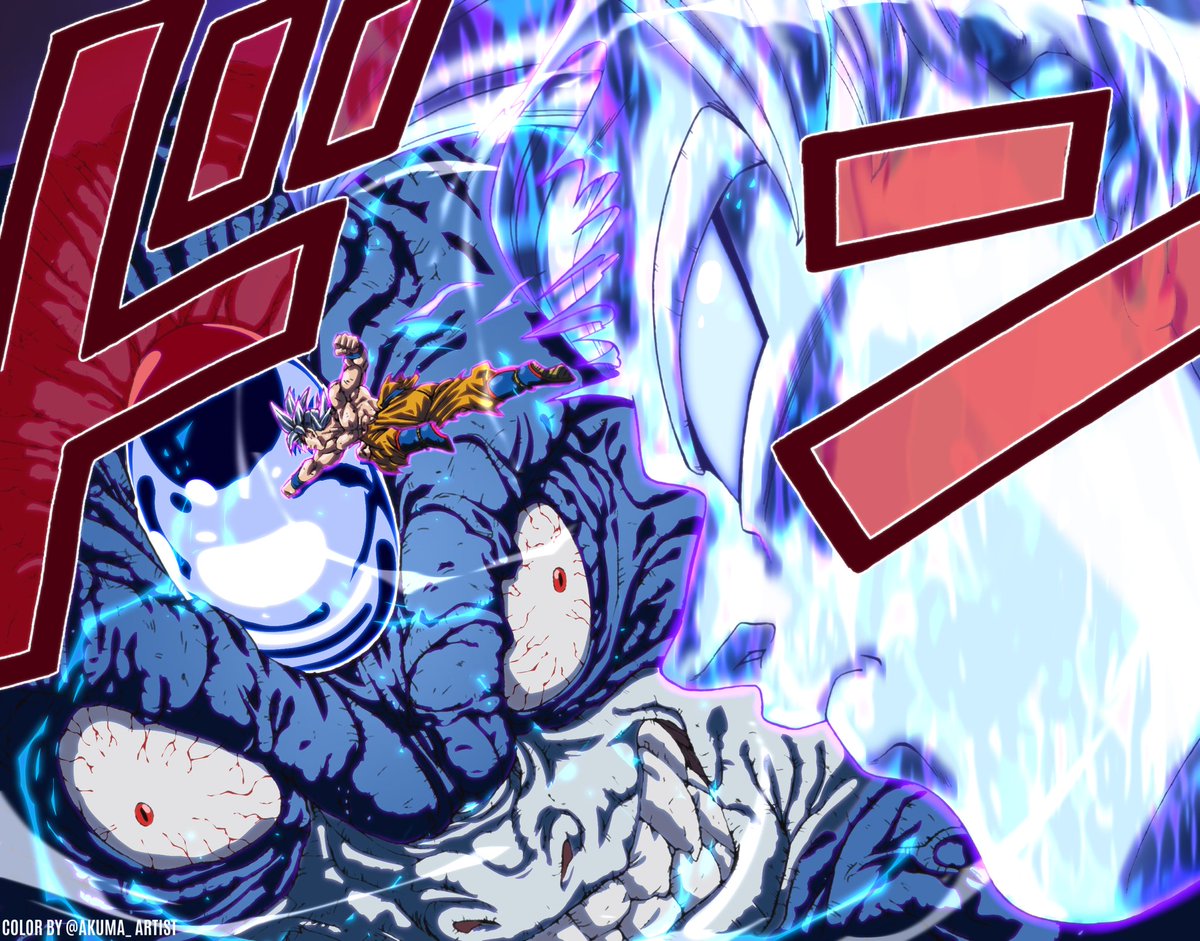 GOKU apunto de DERROTAR a MORO!! 
Coloreado hecho por mí.
#DragonBallSuper
