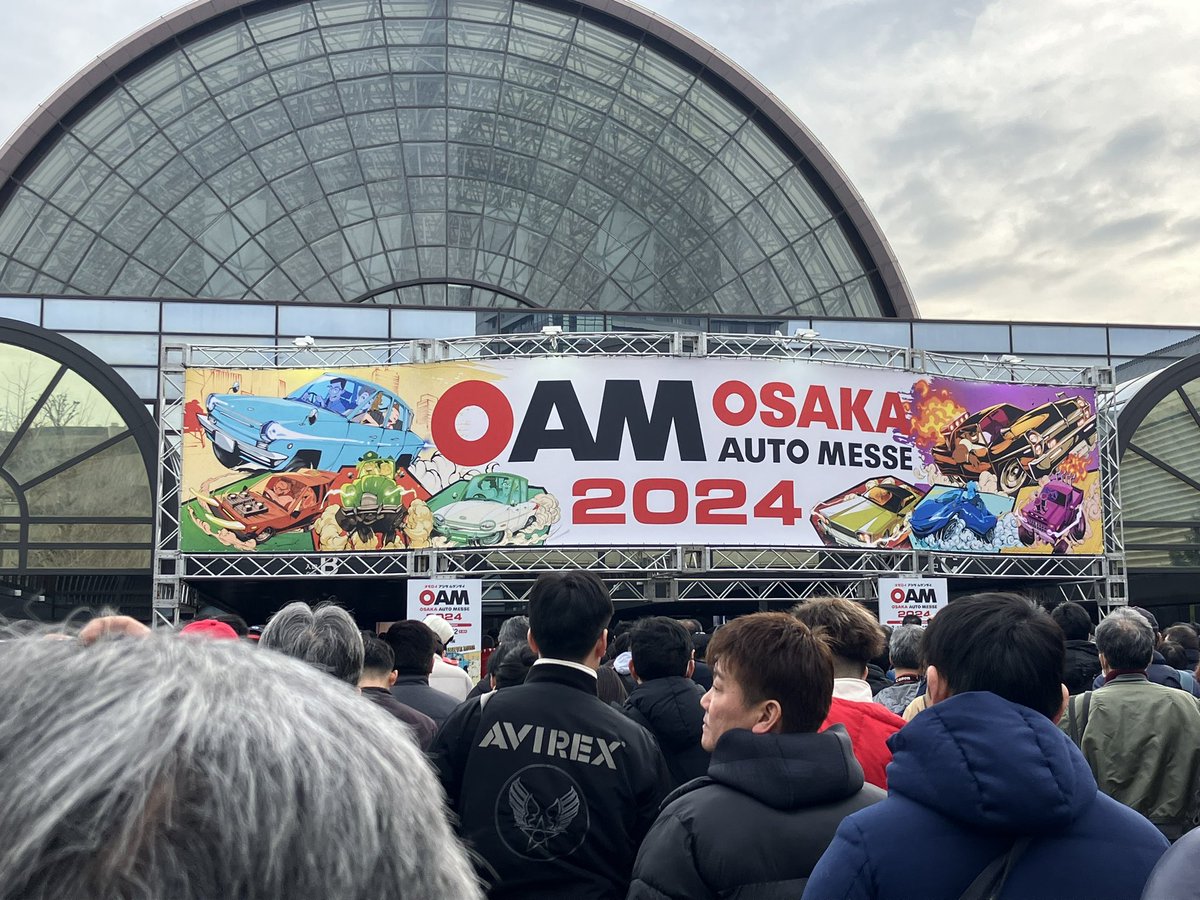 大阪オートメッセに来たぞ〜