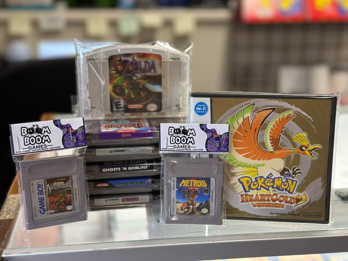 BoomBoomGames85's tweet image. Assortment of new items hitting the floor!