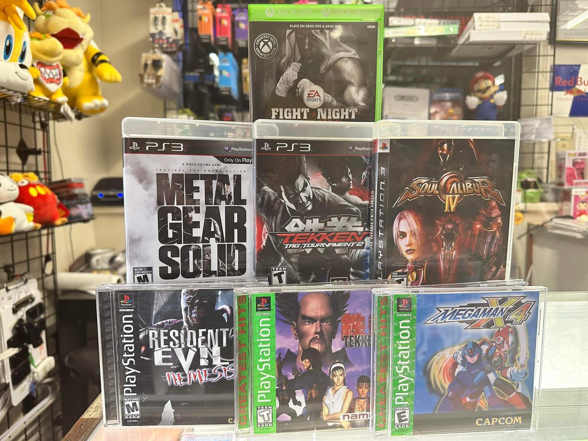 BoomBoomGames85's tweet image. Assortment of new items hitting the floor!