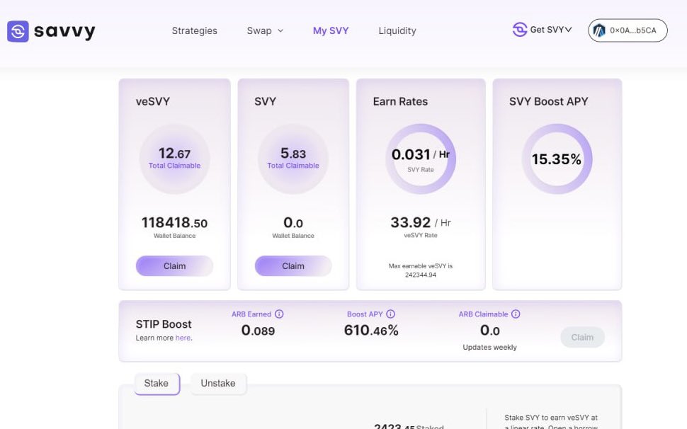 610.46% yield for $SVY stakers now!! 👀💙🧡