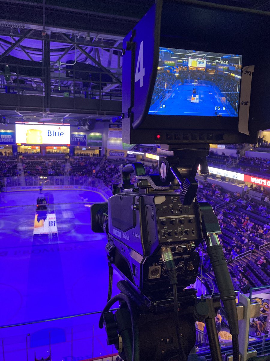 Excited to get out of the control room and back to my roots as a camera operator tonight at <a href="/ToledoWalleye/">Toledo Walleye</a> ! 

Thank you to @jessdelaney00 for scheduling me for my obligatory annual camera shift!!!!