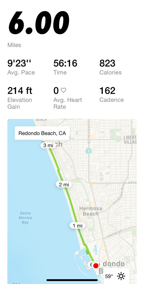 FlyinSPS's tweet photo. A great run with the BEST scenery capped off with a #Kona #coffee at the pier. #RedondoBeach #HermosaBeach #California #beach #PacificOcean #nikerunclub ##avgeeks #aviation #airline #crewlayover #airlinecrew #crewlife #layover https://t.co/5aRX0HSD6d