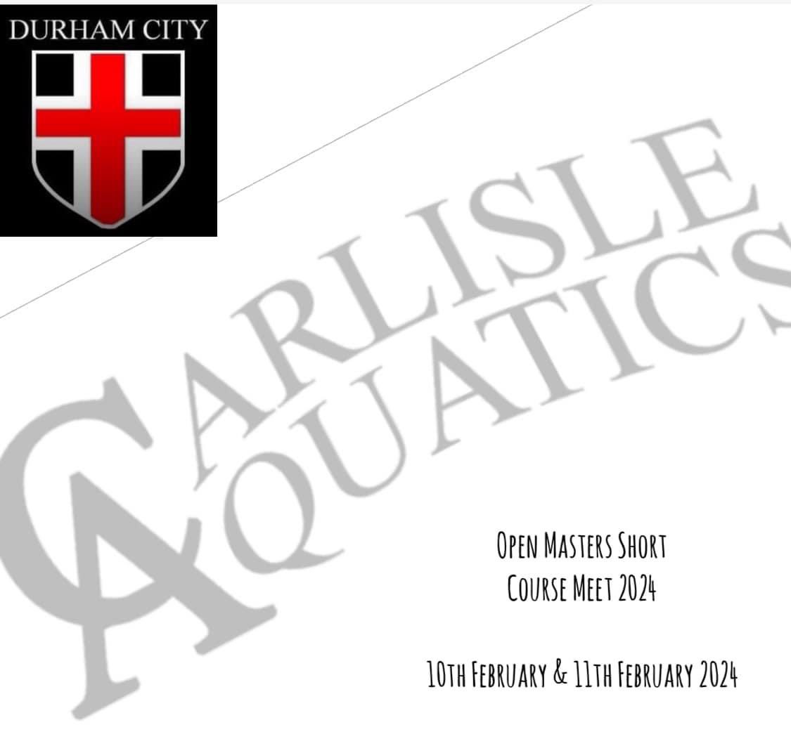 Around half of the Masters squad are off to Carlisle today for their first gala of the year. Carlisle Aquatics are hosting their annual Masters gala and we wish them a fantastic weekend.