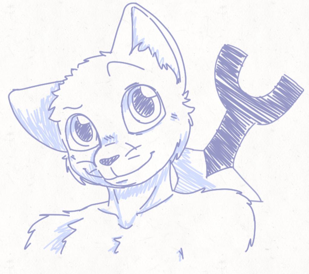 🇺🇲
Old and simple fanart of Hu3cat (a Brazilian animator that I like)
I did it when I was having a not so good day and bored
🇧🇷
Fanart antiga e simples do <a href="/hu3cat/">Thomas hu3cat</a> (um animador br que gosto)
fiz quando estava em um dia não tão bom e entediada

#fanart #furry