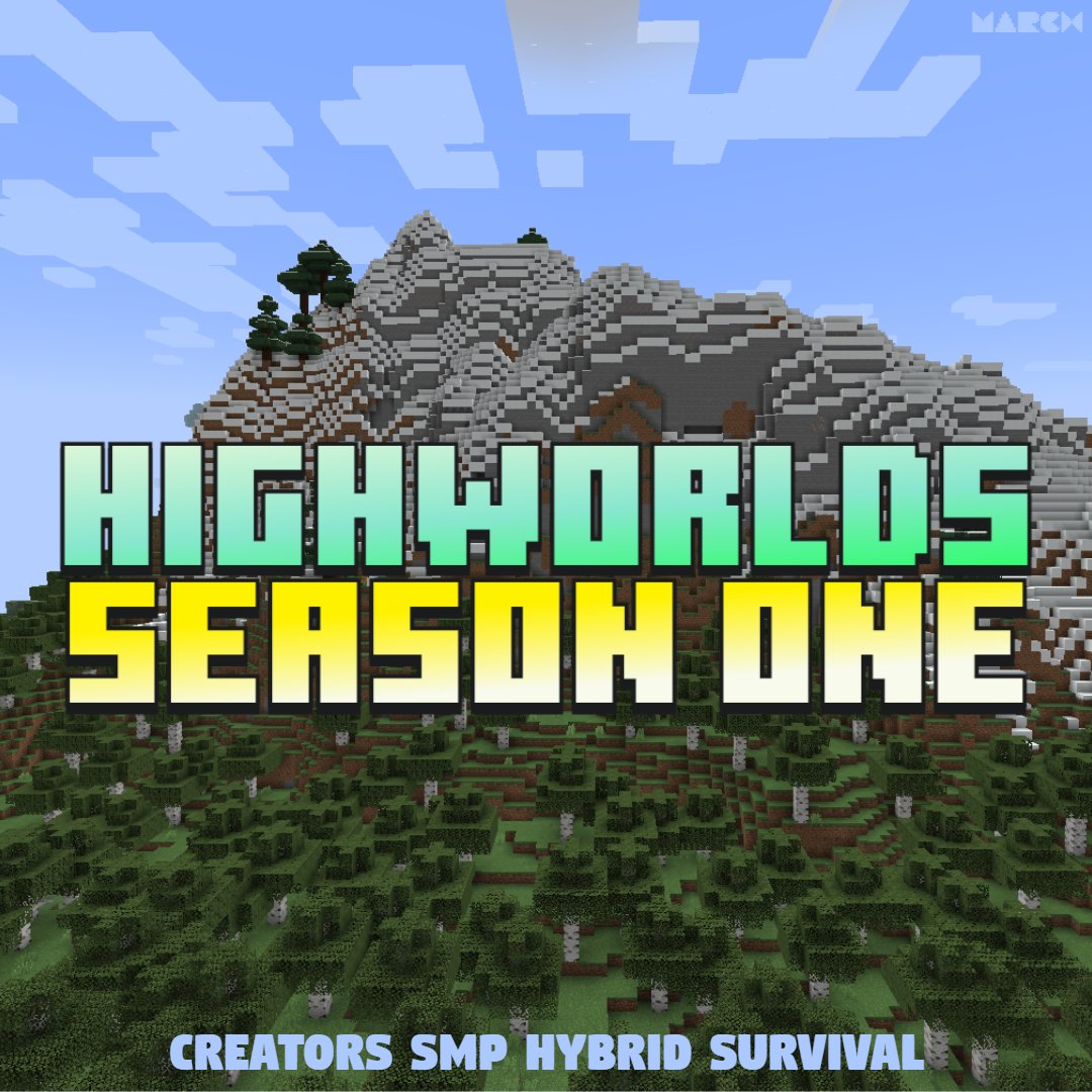 HighworldsSMP's tweet image. Attention, Content Creators! Highworlds SMP is getting ready for a March Launch for its very first season, however we are still on the search for more members, Join Our Growing Community! discord.com/invite/Vjdz3Fh…
#MincraftSMP #MinecraftServer #MinecraftCreators