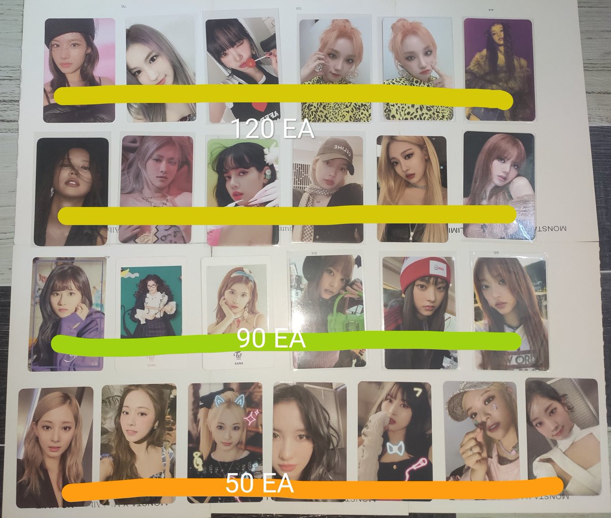 ╣⁠[Help me sell this photocards 🥹]⁠╠

WTS/LFB: RANDOM BTS/GIRL GROUP PHOTOCARDS

✨Prices are indicated in the photo
✨Gcash mop and sco mod
✨kindly pm me if interested

#btsphotocards #aespa #twice #itzy #lesserafim