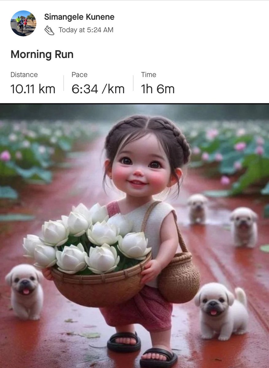 Donna52659122's tweet photo. This running tummy complicated my run 😔😔#FetchYourBody2024 #RunningWithSoleAC #Run10kmMovement #IPaintedMyRun #TrapnLos https://t.co/R24v36DIGi