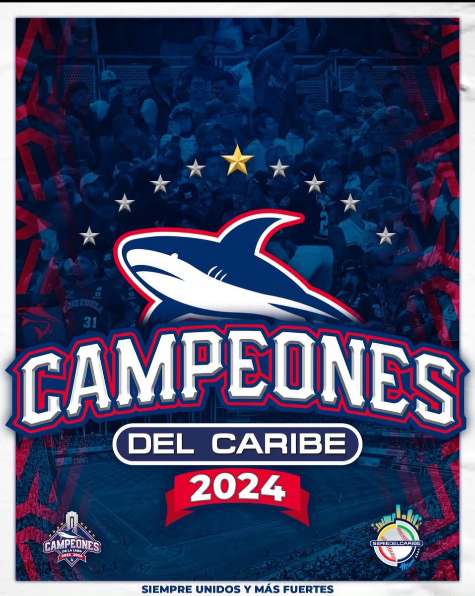 CAMPEONES!!!! Gracias a mi gran equipo los @tiburones_net y a toda Venezuela 🇻🇪 por lograr ganar la Serie del Caribe 2024! 100% GUAIRISTA ♥️🦈 #PAENCIMA #QUESUENELASAMBA