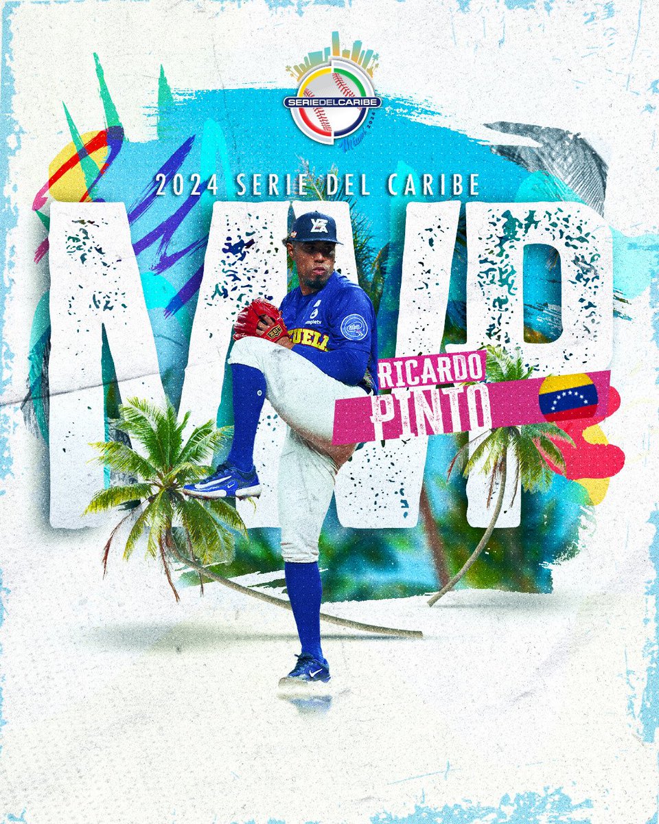 MVP de la GRAN FINAL de la #SerieDelCaribe #Miami2024🌴 RICARDO PINTO