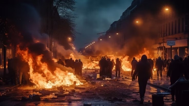 "Großbrand frisst sich durch Moskauer Künstlerviertel"
10.02.2024,05:46,ntv de 

In einem historischen Künstlerviertel erlebt Moskau laut der Nachrichtenagentur Tass den größten Häuserbrand seiner modernen Geschichte. Hunderte Bewohner müssen in Sicherheit gebracht werden.