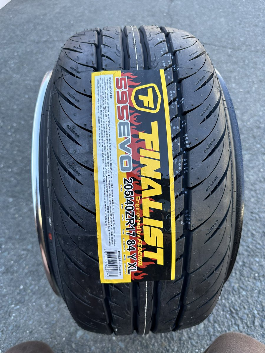 205/40r17ファイナリスト　595EVO 溝有り FINALIST（ファイナリスト） 4本セット 205/40R17 タイヤ サマータイヤ