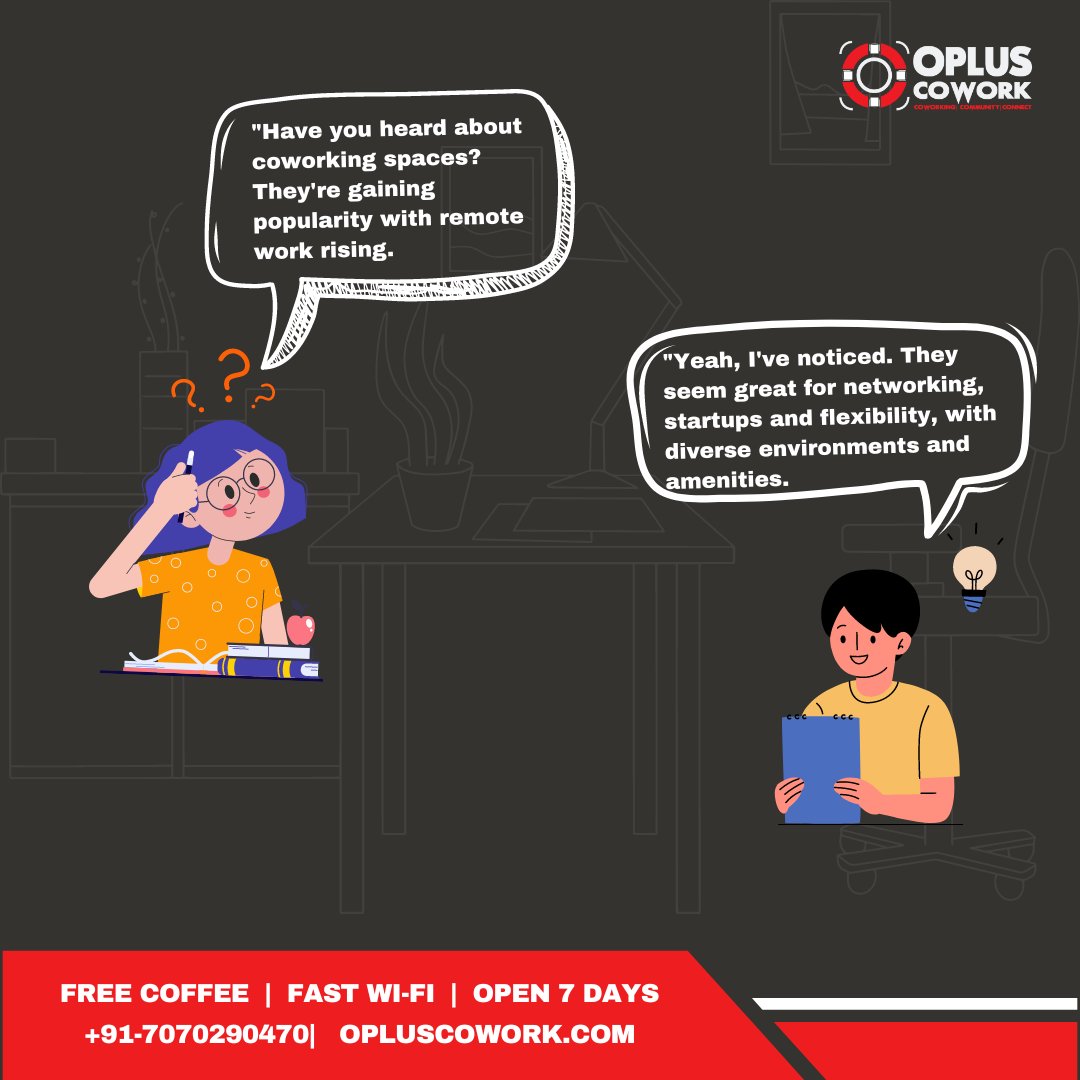 opluscowork's tweet photo. π Tap into the trend and thrive in our dynamic co-working environment at Oplus Cowork.
#coworkingcommunity #coworkingtrends
#coworking #community #connect https://t.co/45sfCmAB2R
