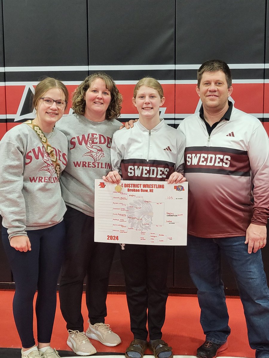 So proud of this girl! She just keeps working hard and has been able to conquer every obstacle so far this season. Definitely some hard fought wins today. Moving on to the state tournament as the district 4 champ, 38-0.