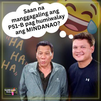 Yung nakikipaghamunan ng HIWALAYAN ang TATAY mo pero hindi naman sa sarili nyang bulsa galing ang allowance nyong MAGKAKAPATID 🤣
#PulongDuterte #PRRD #Mindanao