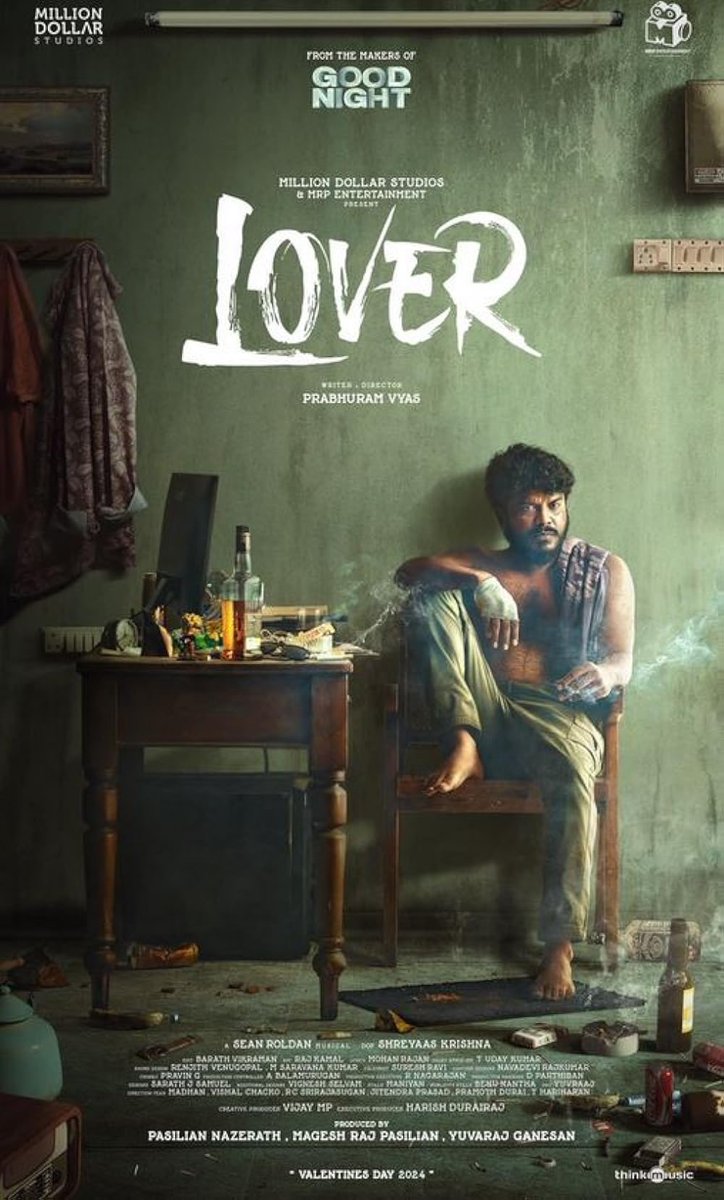When a top performers @Manikabali87 @srigouripriya combines excellent writing of @Vyaaaas with skillful shooting of @kshreyaas and showcases by @barathvikraman it in the best way possible, better things happen. #lover Very contemporary and a soulful film ❤️