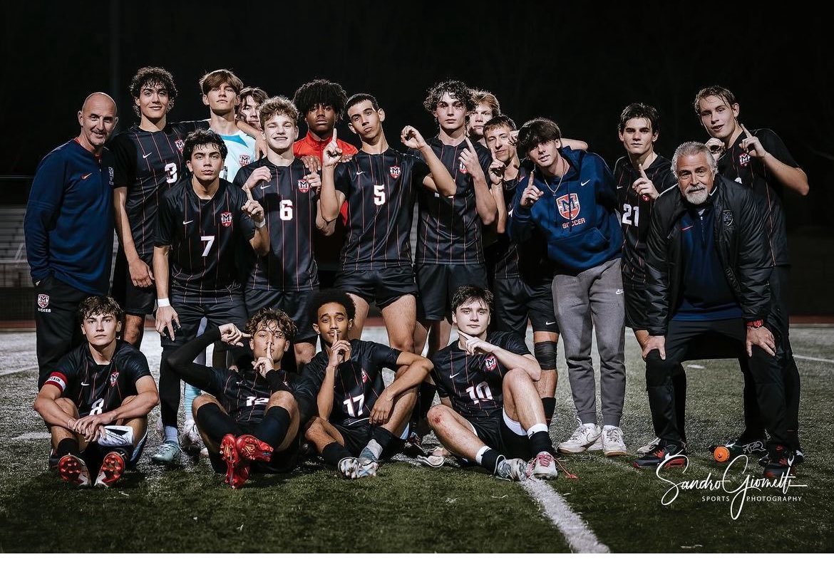 MiltonScrBoostr's tweet photo. Winners!  The varsity and JV boys both won their games tonight.   JV goals by Marcus Sutton (2) and MacKenly Pierre.  Varsity goal by Tim Ratokhin, assisted by Josh Bert. https://t.co/AUJBcpCzez