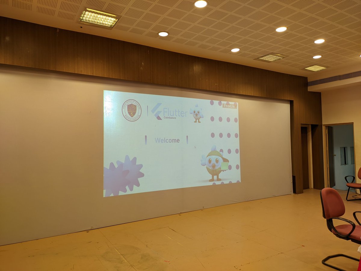 FlutterCbe's tweet image. Annnnddd it starts in 3...2...1...

@JIT_Offl #fluttercbe #flutterdev