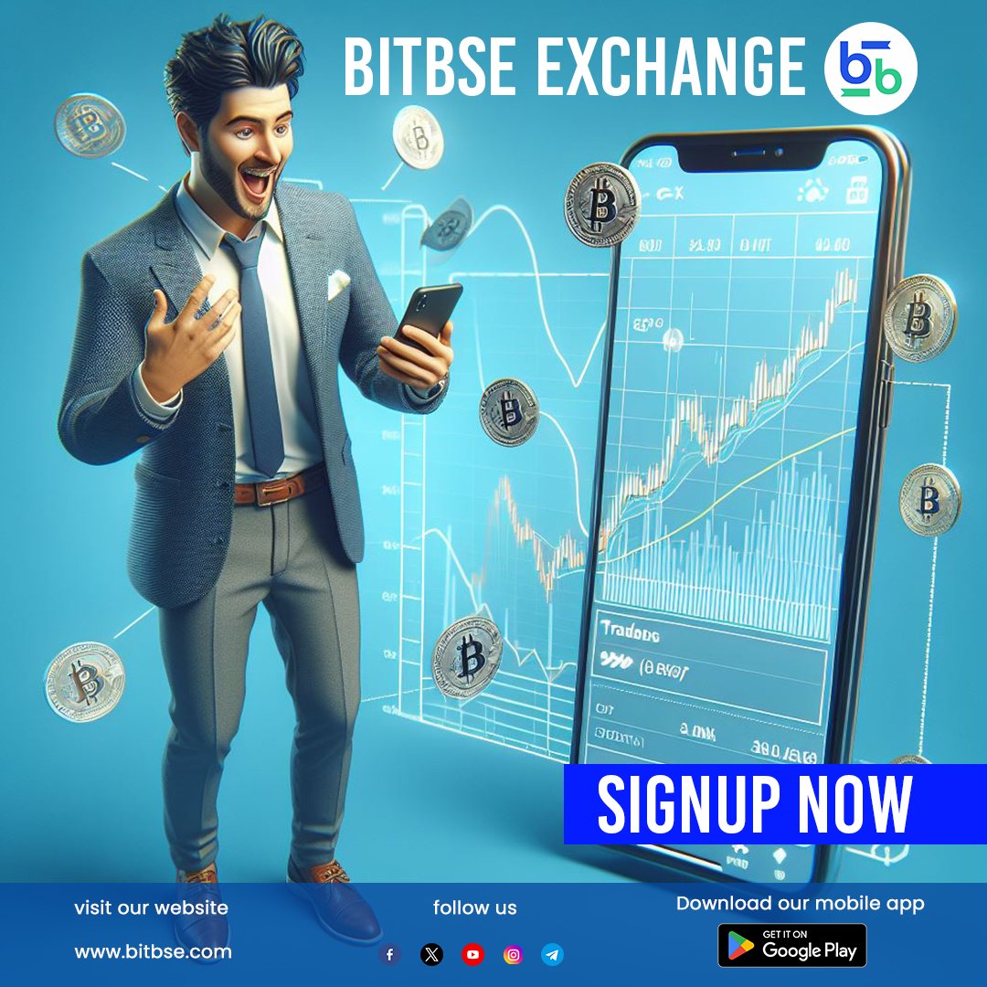 bitbse's tweet photo. BitBSE Exchange, Your Gateway to Seamless Crypto Trading! ππΉ
#BitBSE #CryptoTrading #tradingcrypto #bestcryptoexchange #cryptoexchange #indiacryptoexchange #bitcoinexchange #cryptotrade #cryptomarket #bitbsecryptoexchange https://t.co/dBrP0RUoHY