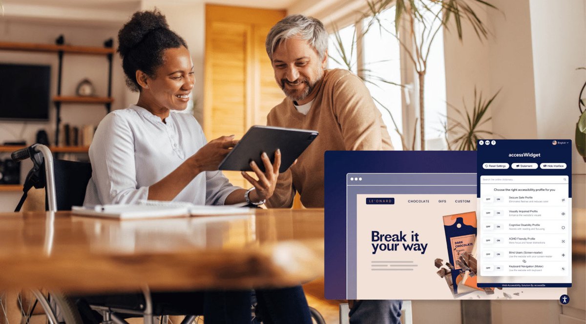 Elevate your eCommerce website with <a href="/AccessiBe/">accessiBe</a>! It installs with one line of code, covers 6 default accessibility profiles, and offers a fully compliant solution with an accessibility interface and advanced AI.

/// eventige.com/blog/ada-compl…

#AccessiBe #InclusiveDesign #eCommerce