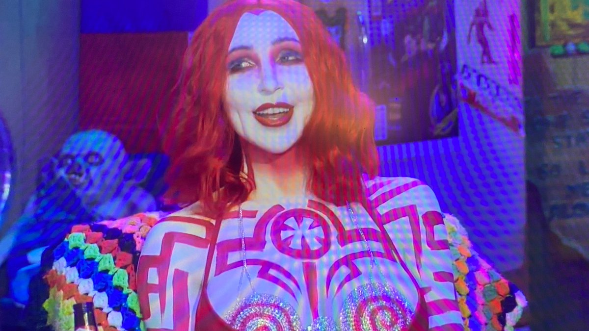 tjXer13's tweet photo. Seduction Surrender is on Grace Jones's "BulletProof Heart" Album. But it's a different version than in the movie, VAMP! @kinky_horror #Vamp #GraceJones Vamp Score from #JonathanElias #TheLastDriveIn @therealjoebob #BulletproofHeart @shudder https://t.co/H1TMrBAYWh