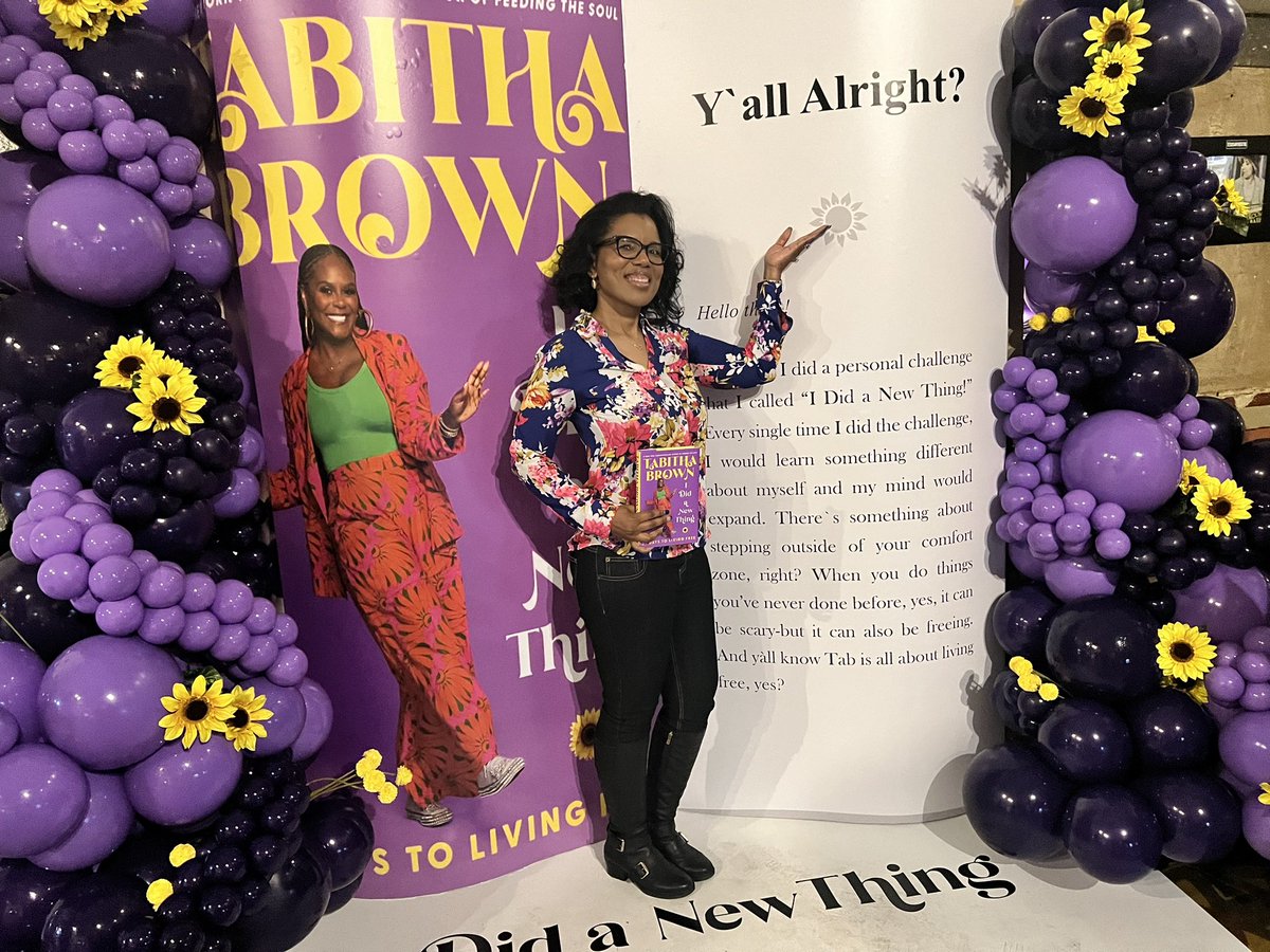 Y’all give me a moment. 

Tonight was everything. ❤️

The power of manifestation is REAL! 

Video & longer post later.🥹

#Dallas #IDidANewThing #ImTabsCousinYall #ButGod

@IamTabithaBrown, you are a gift. Thank you!