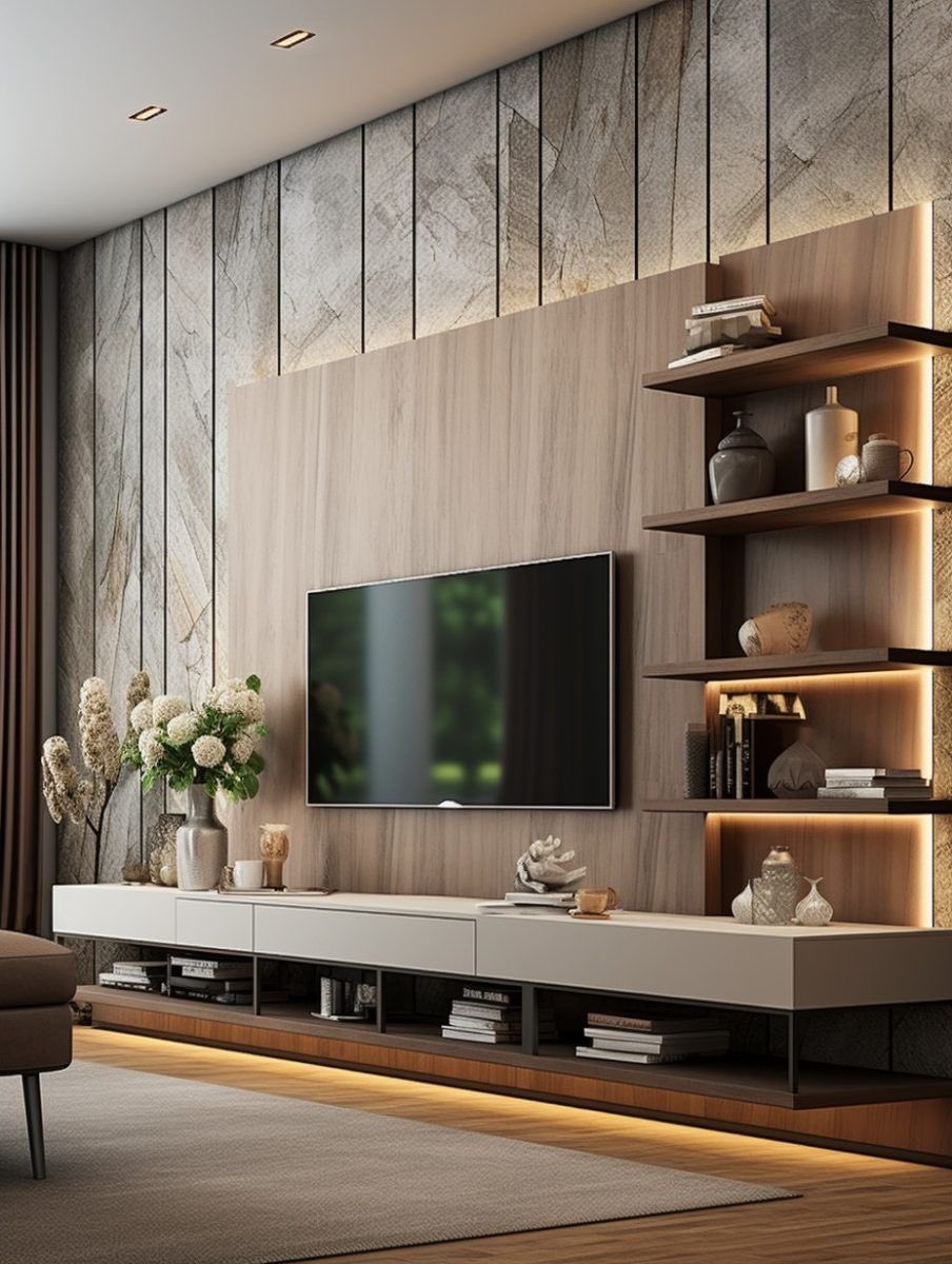 Elegant Entertainment!! #entertainmentunit #wallpanels #tvunit #walldecor #tvunitdesign #entertainment #wallpanelling #wallpanel #tv #elegant #ElegantLiving #elegantstyle #invasthu #sunshyneinternational #conceptstoreality #interiør sunshyneinternational.com indesygn.com