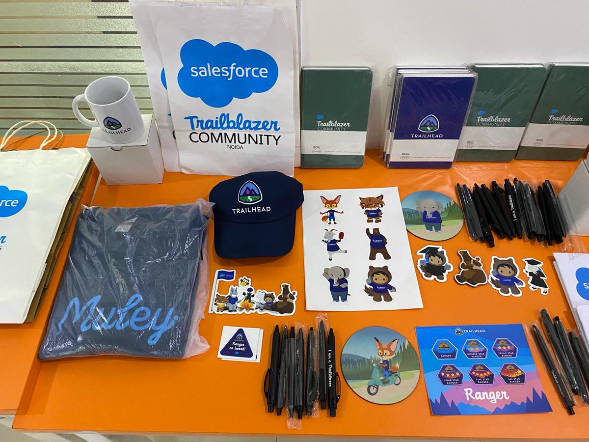 Noida India Nonprofit Group (@sfnoidanpgroup) on Twitter photo All set for event
Come and get these amazing goodies
😍🎊🎉
Group leaders: <a href="/prakashsahu83/">Prakash Sahu</a> <a href="/justajeetsingh/">Ajeet Singh</a> <a href="/himanshudang92/">himanshu dangwal</a>
#beatrailblazer
#TrailblazerCommunity
#Salesforce
#trailhead All set for event
Come and get these amazing goodies
😍🎊🎉
Group leaders: <a href="/prakashsahu83/">Prakash Sahu</a> <a href="/justajeetsingh/">Ajeet Singh</a> <a href="/himanshudang92/">himanshu dangwal</a>
#beatrailblazer
#TrailblazerCommunity
#Salesforce
#trailhead