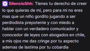danyalegf's tweet photo. Bro, realmente le afectó que cerrara SilencioCraft 😔 https://t.co/sTnKAk0NPx