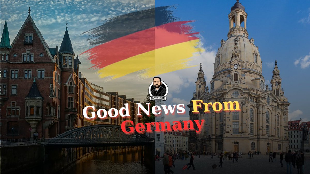 irajveerchahal1's tweet image. ✨Exciting news from Germany! 🇩🇪
If you want to take a PR in Germany – now you can achieve PR or citizenship in just 5 years instead of 8! 🎉 Study for 3 years, work for 1.5 years, and if you switch to a skilled visa, you can easily get PR.👩‍🎓👨‍💼 #GermanyPR #StudyAbroad #studyvisa